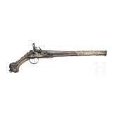 A silver mounted flintlock pistol, Greece, first half of the 19th century