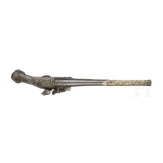 A silver mounted flintlock pistol, Greece, first half of the 19th century