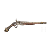 A Balkan Turkish flintlock pistol, circa 1850