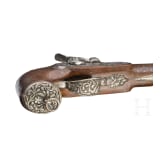 An Ottoman percussion pistol with blunderbuss barrel, circa 1840