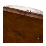 Kaiser Wilhelm II &ndash; a gold and silver-mounted presentation cigarette case of bird's eye maple