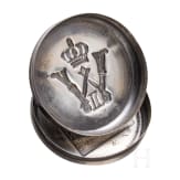 Kaiser Wilhelm II - a silver gift pillbox 1916