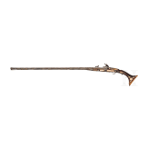 A Moroccan flintlock rifle, mid-19th century