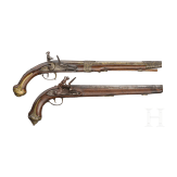 Two oriental flintlock pistols, circa 1800