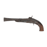 Three oriental percussion pistols, second half of the 19th century.