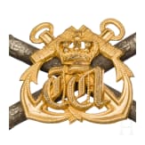 Emperor Wilhelm II - metal platings for epaulettes as Commander as well as Adjutant of Wilhelm I