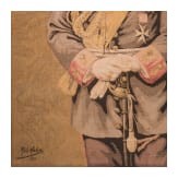 Emperor Wilhelm II - a portrait tapestry after a painting of Robert Hahn 1911