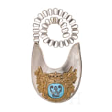 A gorget for officers of the staff guards