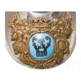 A gorget for officers of the staff guards
