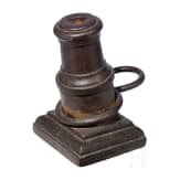 A large German cast iron signaling canon, 17th/18th century