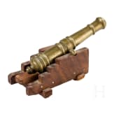 A small model cannon, Frankreich, 18th century
