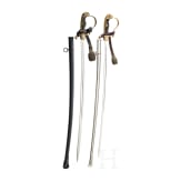 Two lion's head sabres for officers, from 1905 onwards