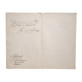 Promotion certificate from 1851 with the signature of King Frederick William IV