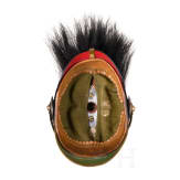 A helmet for infantry officers with parade bush, circa 1900