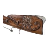 A South German flintlock rifle, circa 1710