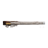 A fine chiselled, long flintlock shotgun by Oger Leblan, Maastricht, circa 1730