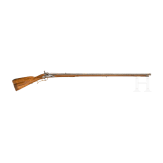 A flintlock rifle with damascened Ottoman barrel, Krause in Mitau (LVA), circa 1735