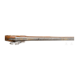 A flintlock rifle with damascened Ottoman barrel, Krause in Mitau (LVA), circa 1735