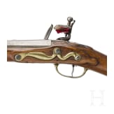 A flintlock shotgun, Ponsin in Li&egrave;ge, 18th century