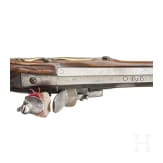 A flintlock shotgun, Ponsin in Li&egrave;ge, 18th century