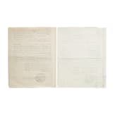 General Alexander von Knobelsdorff (1723&ndash;1799) &ndash; two autographs, dated 1785 and 1790