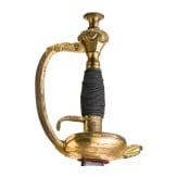 An old-style sword for Prussian infantry officers as an officer's gift, dated 1853
