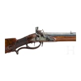 A deluxe flintlock rifle for oval bullets by J.G. Biesse of Helmstedt, circa 1770/80