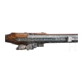 A deluxe flintlock rifle for oval bullets by J.G. Biesse of Helmstedt, circa 1770/80