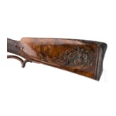 A deluxe flintlock rifle for oval bullets by J.G. Biesse of Helmstedt, circa 1770/80