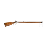 A heavy German flintlock rifle, signed Trachbrod, circa 1780