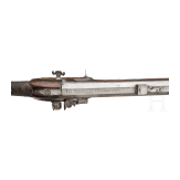 A heavy flintlock target rifle by I. G. Strela in Ochsenfurth, circa 1780