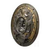 A large German cast-iron wall emblem of Infantry Regiment &bdquo;Freiherr von Sparr", (3rd Westphalian) No. 16, circa 1890