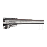 A long French flintlock pistol, circa 1710