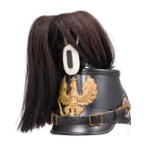 A shako for members of the rifle battalions