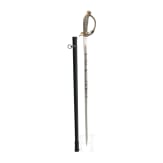 A sword M 1889 for officers in the Guard J&auml;ger Battalion