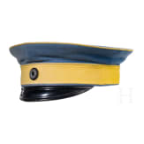 A visor cap for officers of the Prussian cavalry, late 19th century