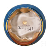 A visor cap for officers of the Prussian cavalry, late 19th century