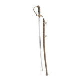 A lion's head sabre for officers of the cavalry, circa 1900