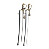 Two lion's head sabres for cavalry officers, circa 1905&ndash;1930