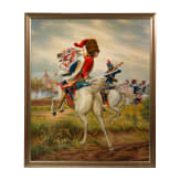 Painting of the &ldquo;forefather of all hussars,&rdquo; General Hans Joachim von Zieten