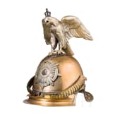 A helmet M 1867 for enlisted men of the Garde du Corps Regiment or the Guards Cuirassiers