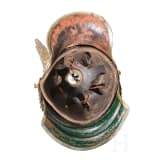 A helmet M 1867 for enlisted men of the Garde du Corps Regiment or the Guards Cuirassiers