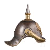 A helmet M 1867 for enlisted men in Cuirassier Regiment No. 8
