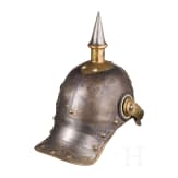 A helmet M 1867 for enlisted men in Cuirassier Regiment No. 8