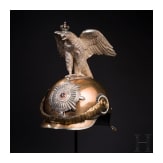 A helmet M 1889 for enlisted men of the Garde du Corps regiment, in the issue of 1897 onwards