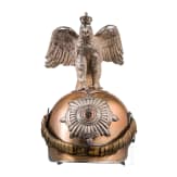 A helmet M 1889 for enlisted men of the Garde du Corps regiment, in the issue of 1897 onwards