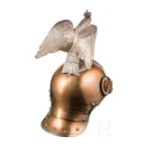 A helmet M 1889 for enlisted men of the Garde du Corps regiment, in the issue of 1897 onwards