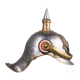 A helmet for troopers of the line cuirassiers, circa 1900