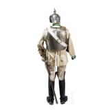 A uniform ensemble for enlisted men in the Cuirassier Regiment "Graf Gessler" (Rhenish) No. 8, circa 1900