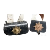 Two cartouche boxes belonging to the guard troopers
